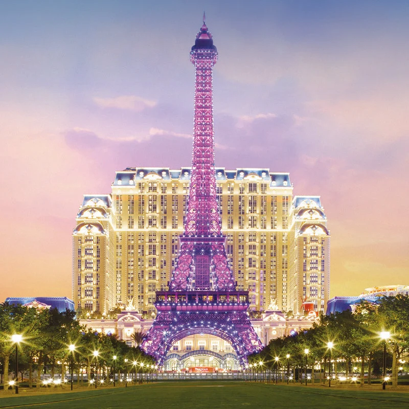 澳門輕軌景點（圖片來源：澳門巴黎人官網）