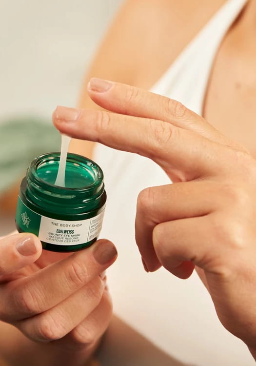 眼膜推薦12：THE BODY SHOP 雪絨花抗氧活肌眼膜