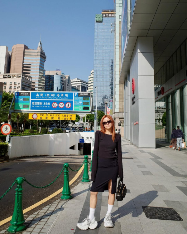 與混血男友、母親一同遊日本(圖片來源:IG@hilaryxtsui)