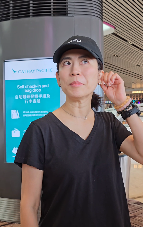 宣萱與粉絲開心地交談(圖片來源：小紅書@新加坡TVB粉）