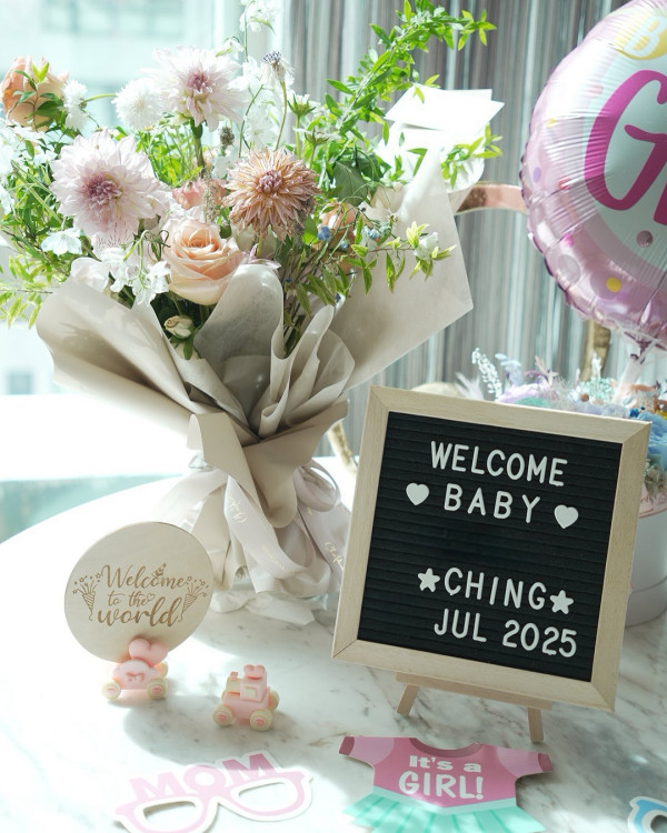 33歲曾淑雅宣布平安誕下第二胎女兒 閃婚後兩年抱兩湊成「好」字