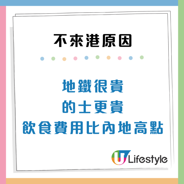 內地客4大原因揚言不會再來港！嫌地鐵太安靜？網民嘲窮遊不建議去香港