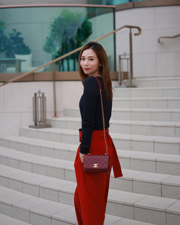 送粉絲名牌手袋（圖片來源：IG@vvyeo）