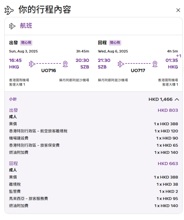 HK Express全新航點飛沙巴！限時優惠吉隆坡/檳城/亞庇！來回連稅$866起 包一件隨身物品！