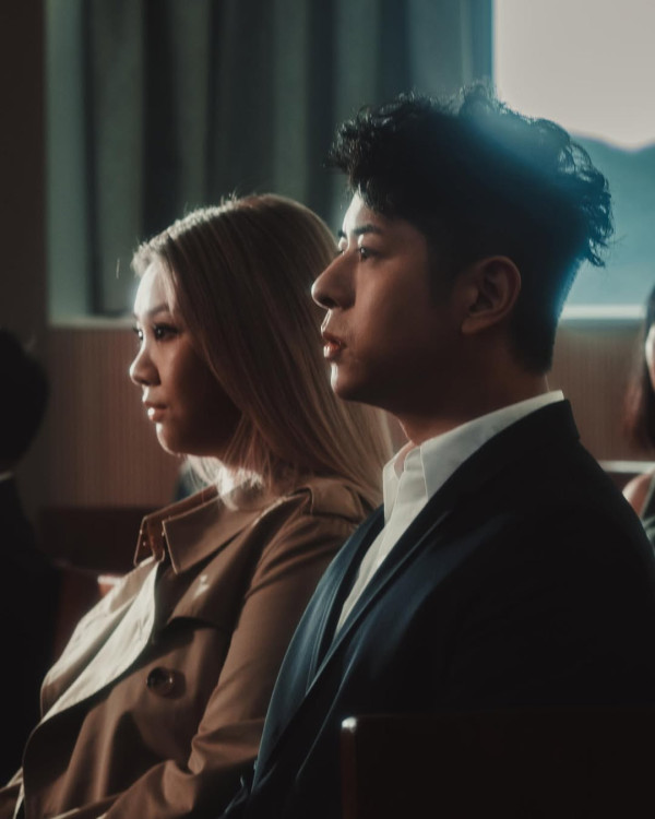 受傷後首次露面（圖片來源：IG@hui_alfred)