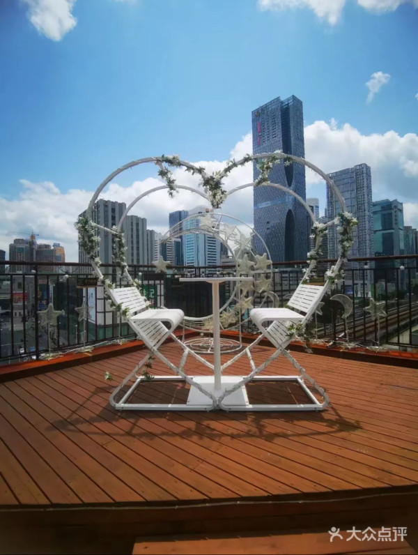 圖片來源:大眾點評@天台美好港湾·屋顶花园餐厅(东门店) 圖片來源:大眾點評@天台美好港湾·屋顶花园餐厅(东门店)