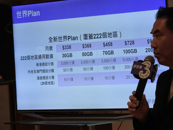 3HK 推出「世界 Plan」一個月費搞掂全球上網 + 通話，仲有咩著數？
