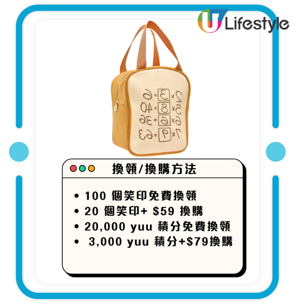 惠康笑印換購  ｜2. 記憶麵包造型保溫袋