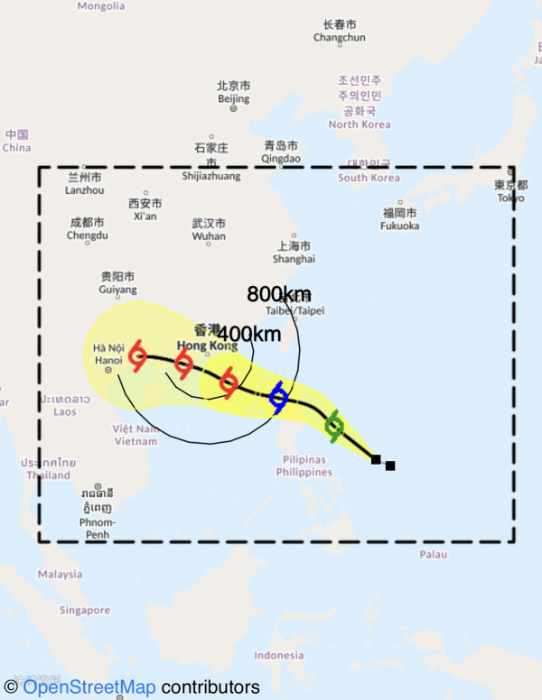 下周二前打風？熱帶氣旋或移向廣東沿岸 天文台：風力會逐漸增強 未來幾日狂風驟雨雷暴