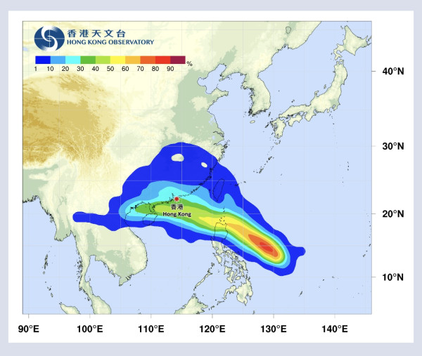 下周二前打風？熱帶氣旋或移向廣東沿岸 天文台：風力會逐漸增強 未來幾日狂風驟雨雷暴