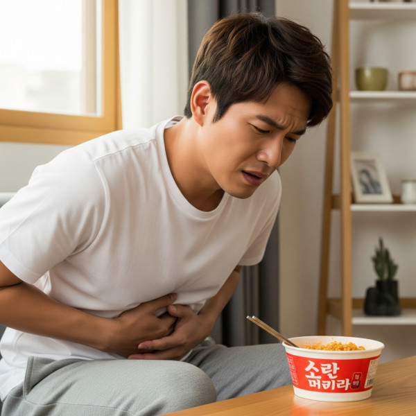 韓男腹劇痛「麻痺性腸阻塞」因同時間吃2款麵！中醫教1茶飲防腸塞