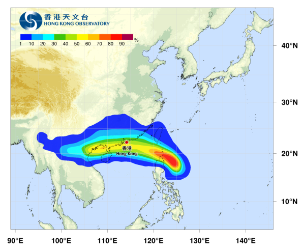 颱風韋帕｜天文台預測與ECMWF 模型有分歧？ECMWF：周日韋帕會吹到... 最強颱風AI咁樣講