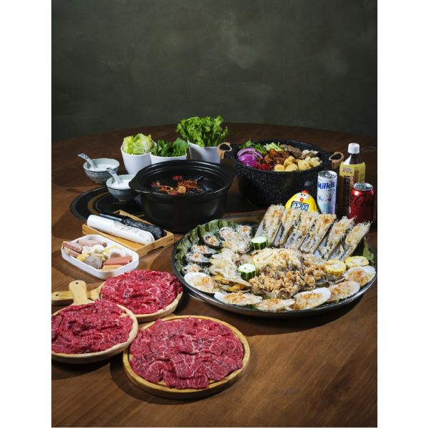 斗滾 四式食盡雞煲/海鮮/養生燉湯/任食手切牛頸脊