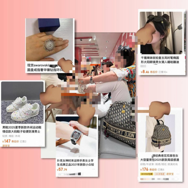 疑似內地女舉腳上枱「曬鞋」 做１事惹眾怒！網民嘲：全身高仿
