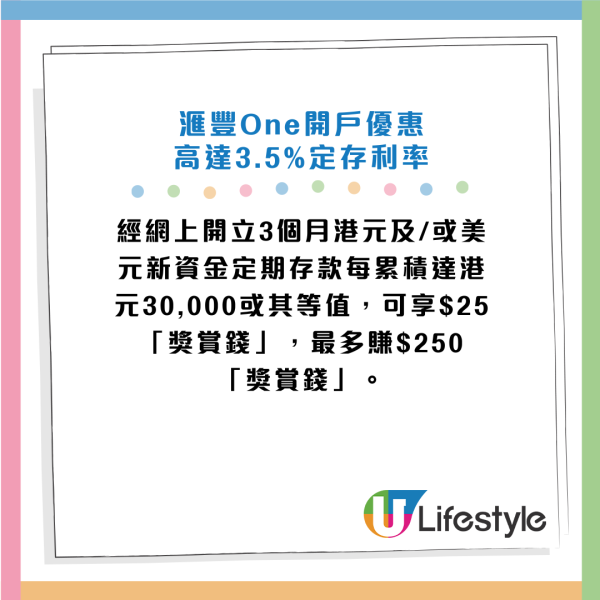 港元定存｜滙豐短期港元定存高達9厘！一招賺6.65%活期存款利率！