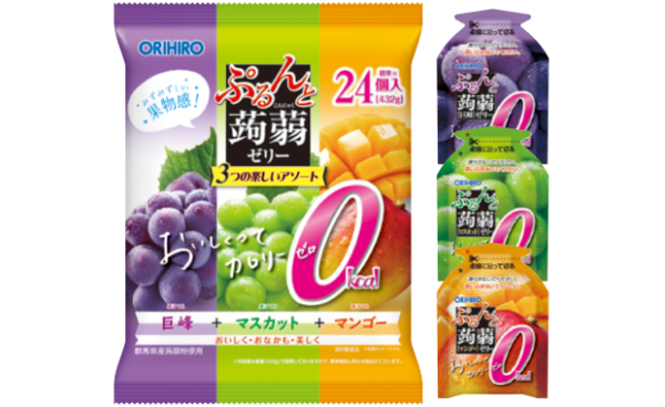 不受影響蒟蒻果凍（圖片︰orihiro.com）
