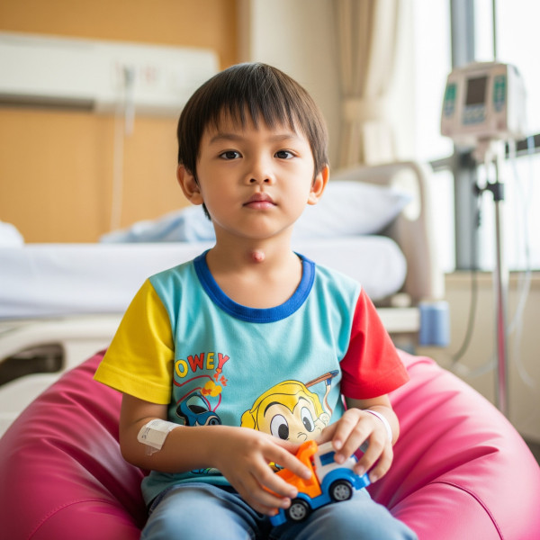 淋巴結腫大︱5歲男頸部生腫塊患末期癌症 營養師教吃3食物助抗癌