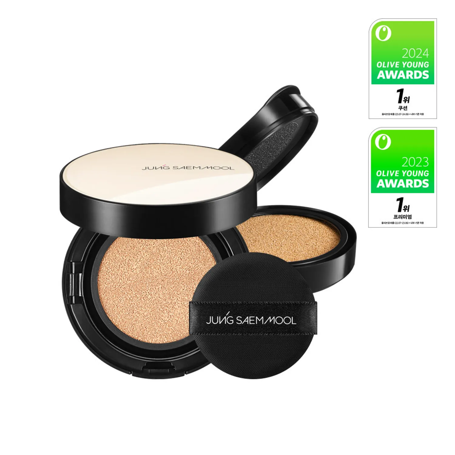 Olive Young必買化妝品｜JUNGSAEMMOOL Essential Skin Nuder Cushion 裸妝感氣墊粉餅 