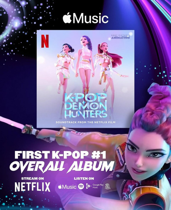Kpop獵魔女團主題曲〈Golden〉翻唱熱潮（圖片來源：IG@huntr_xxofficial）