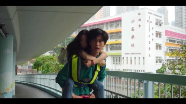 櫻桃琥珀香港旺角取景（圖片來源：微博@櫻桃琥珀）