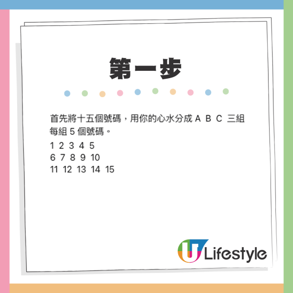 六合彩暑期金多寶5000萬！達人教「聰明組合」投注法！$300低成本買15個號碼
