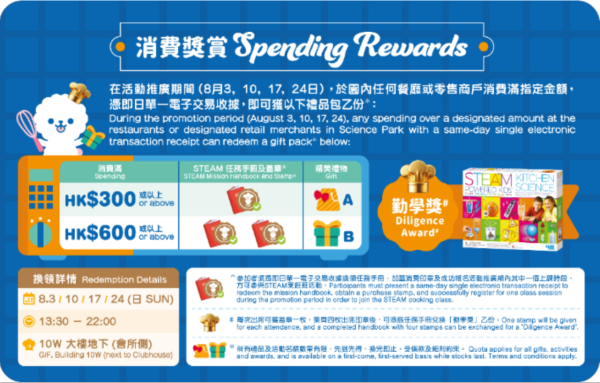 香港科學園夏日科學之旅 「烹飪科學實驗室」大玩STEAM元素