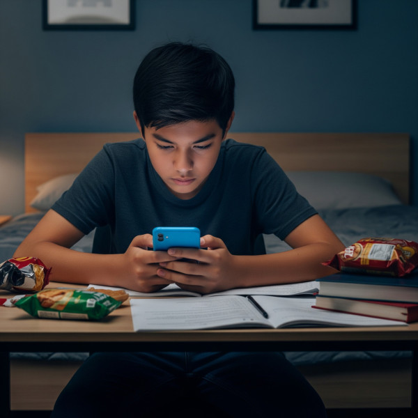 13歲少年久坐玩手機逾10小時 確診中度脂肪肝！營養師推12食物助護肝