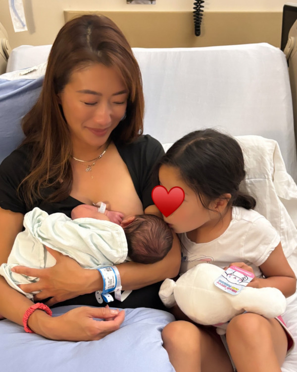 42歲謝婷婷IG報喜宣布誕下囝囝！一家四口曬溫馨照 混血B盡得父母優良基因