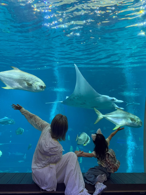 為女兒入住海底房間(圖片來源：小紅書@小格格）