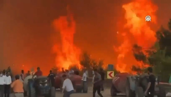 酷熱天氣侵襲全球!土耳其錄得50度高溫 引發嚴重山火 多名消防員殉職