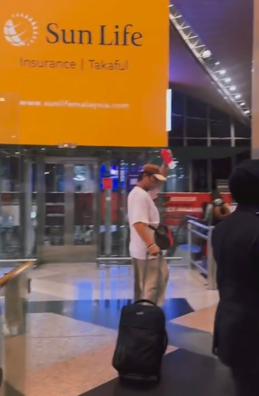 為見一面而選擇送機（圖片來源：小紅書@聰迷@Ella）