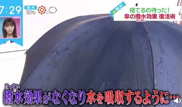 日本專家教舊遮復活術！節目實測30秒舊雨傘翻新 滴水變跣水