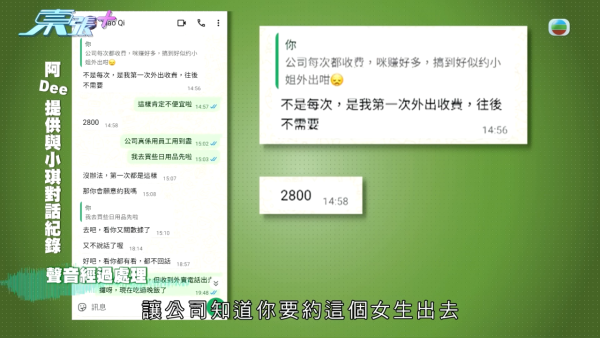 中年單身漢為見女神耗盡積蓄，節目截圖，圖片來源︰東張西望。