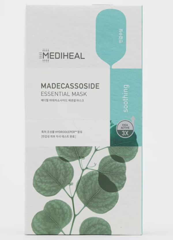 積雪草面膜推薦｜MEDIHEAL積雪草舒緩護理導入精華面膜 舊版