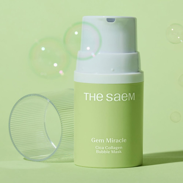 積雪草面膜推薦｜The SAEM 積雪草膠原蛋白泡泡面膜