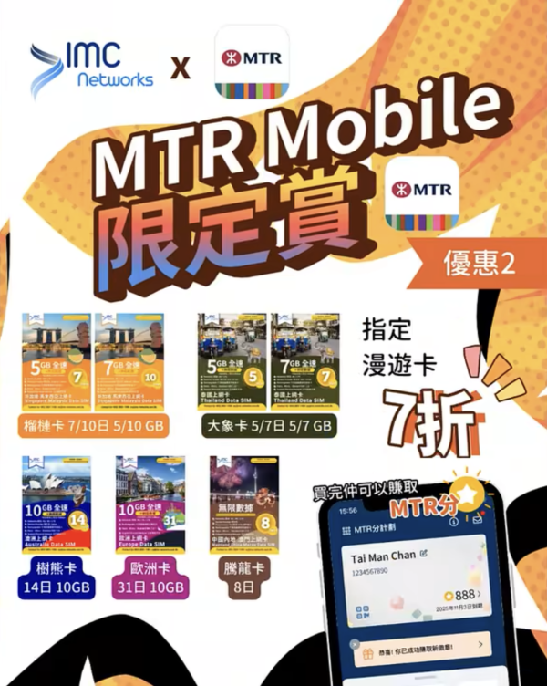 出遊必睇漫遊卡優惠 無限數據卡買一送一 即睇優惠碼領取方法
