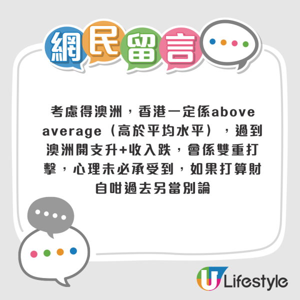 全家移民悉尼要幾多錢？港爸打算一份糧養三口惹熱議！唔買樓、讀公立都要呢個數？