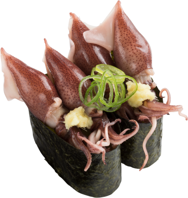 熟螢光魷魚軍艦 | $12