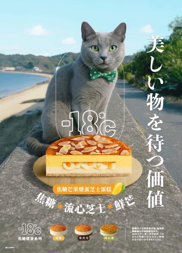 東海堂快閃免費街頭試食 焦糖芒果燉蛋芝士蛋糕＋優惠券