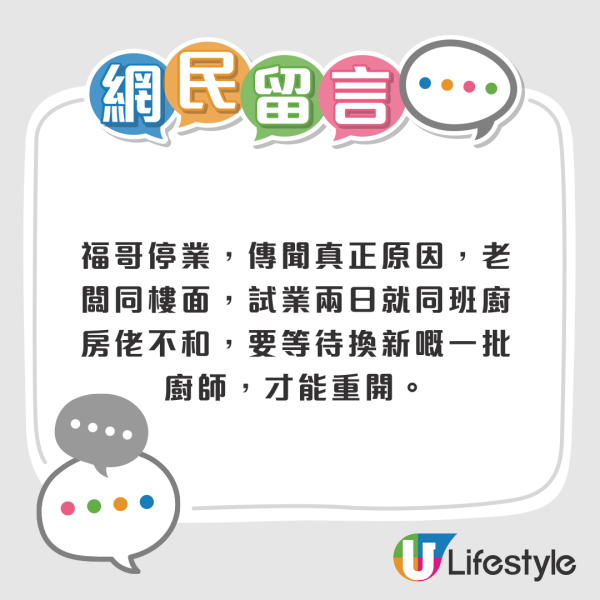 福哥茶記開業2日即結業?! 閃電執笠留言嘲：最短命茶餐廳  街坊揭執笠真相...