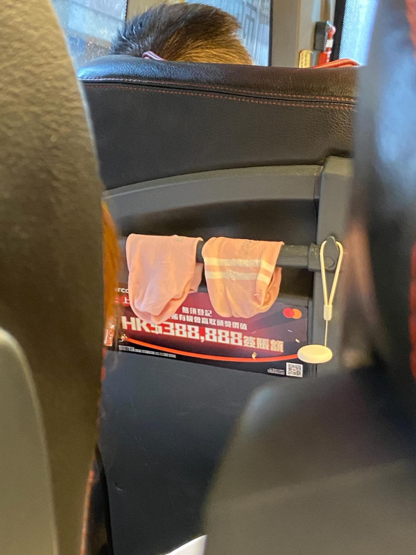 女乘客暴雨巴士晾粉紅色XX 直擊乘客斥「噁心」 網民最勁見過啊叔晾...