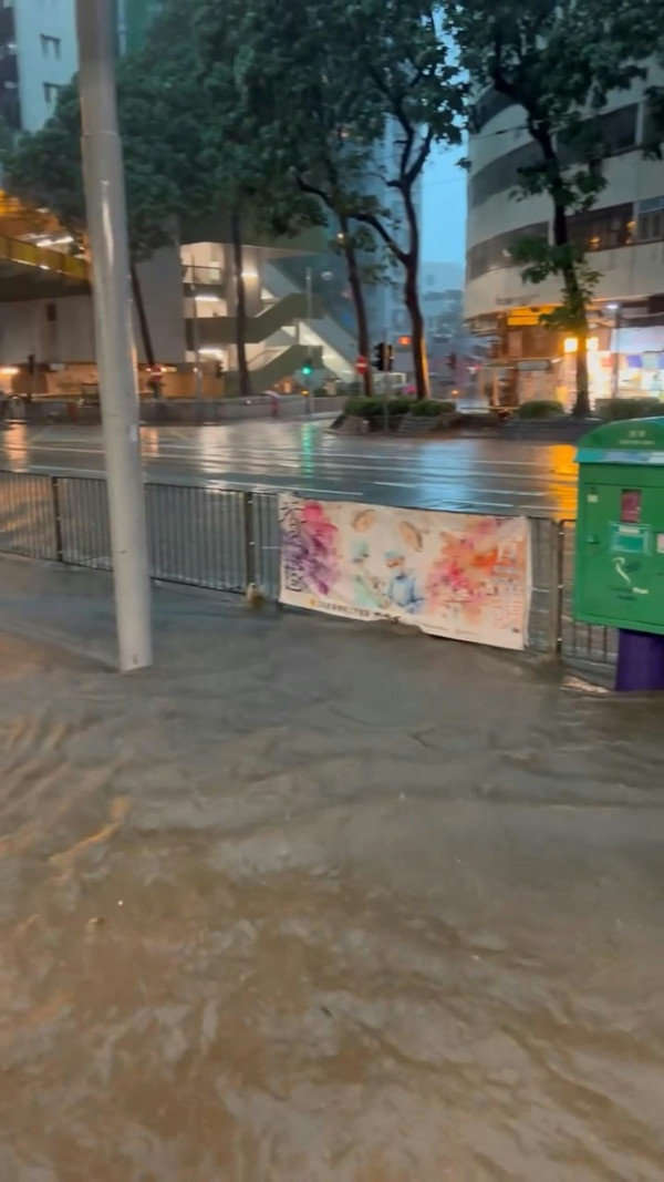 黑雨｜天文台App洗版式通知 超頻密彈出訊息成另類焦點 港女笑稱：仲多過男朋友搵我