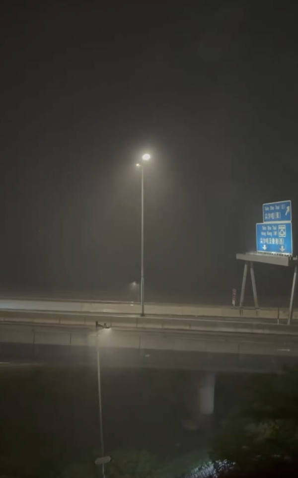 台灣客黑雨下遊港誤以為停電 網友：香港供電穩定性達99% 
