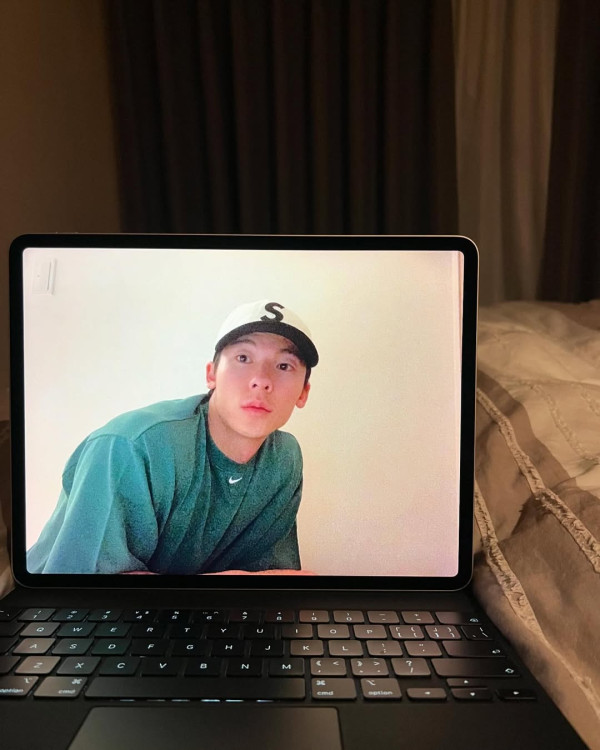 退伍後火速復工(圖片來源:IG@kuanghanhsu)