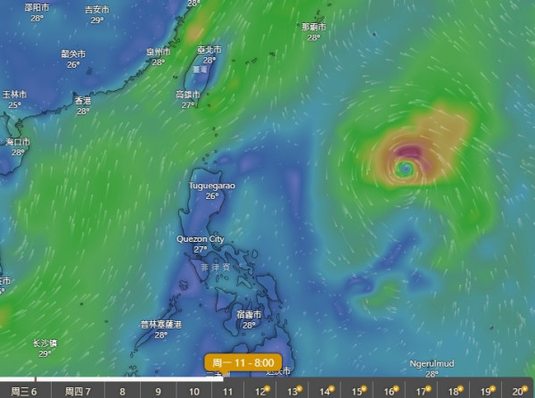 打風？天文台AI模式料低壓區進入南海 美國GFS預測下周1日最接近香港