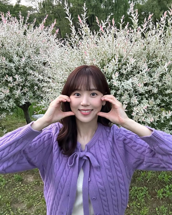 曾傳是王大陸前女友（圖片來源：IG@k_hanna_）