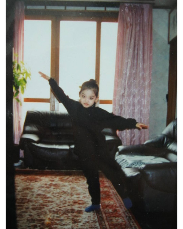 曾夢想當舞者（圖片來源：IG@k_hanna_）