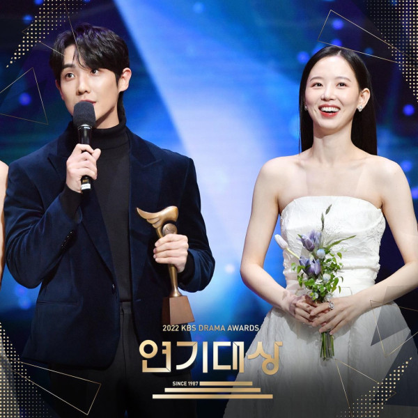 姜漢娜憑《紅丹心》獲得2022年KBS演技大賞「女子最優秀演技獎」提名（圖片來源：IG@k_hanna_）