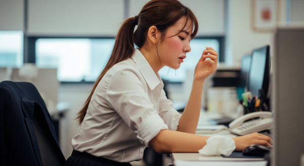 港女返Office熱到出汗 驚現冷氣機長期被裝一物 惹網民同感「凍咪着衫囉」