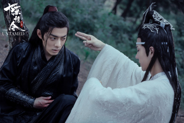 肖戰與王一博因《陳情令》結緣（圖片來源：微博@陳情令）